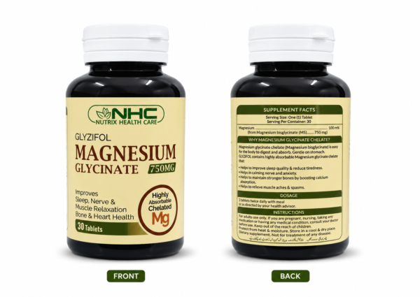 Glyzifol Magnesium Glycinate 750mg